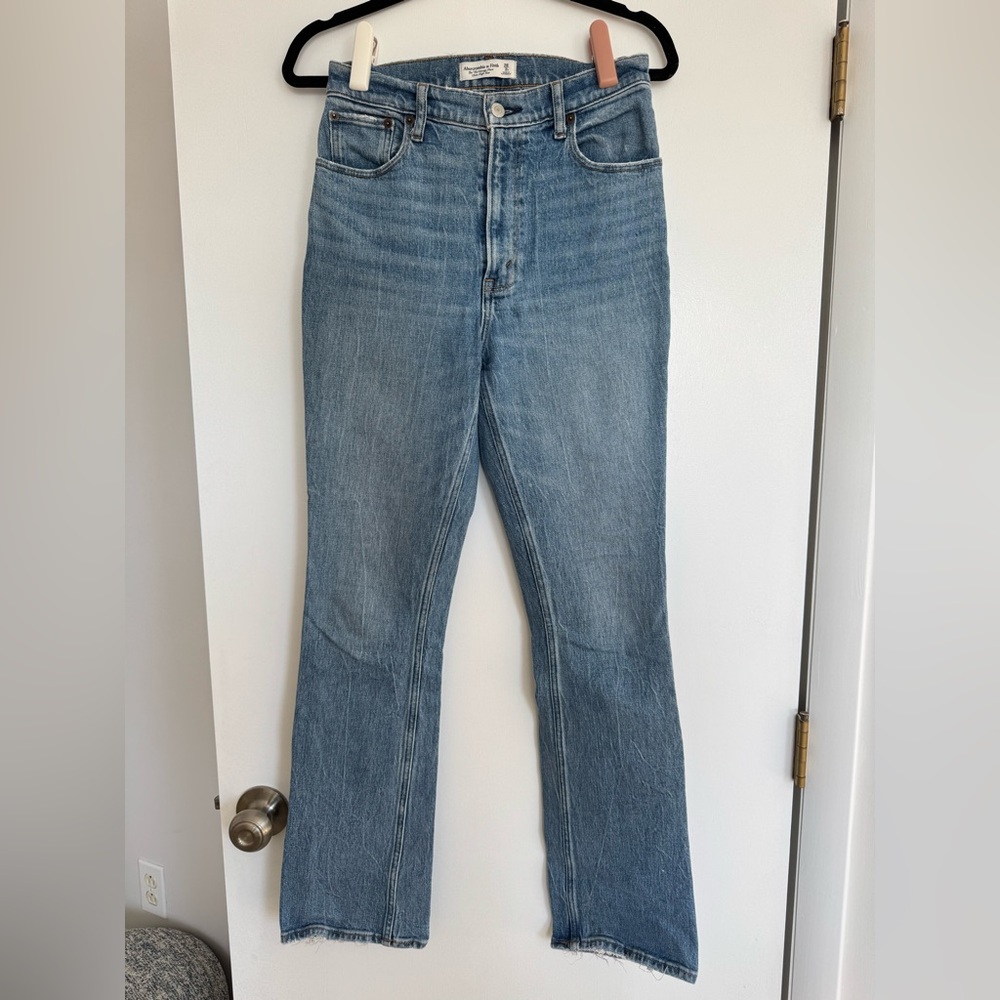 Abercrombie High Waisted Flare Jeans